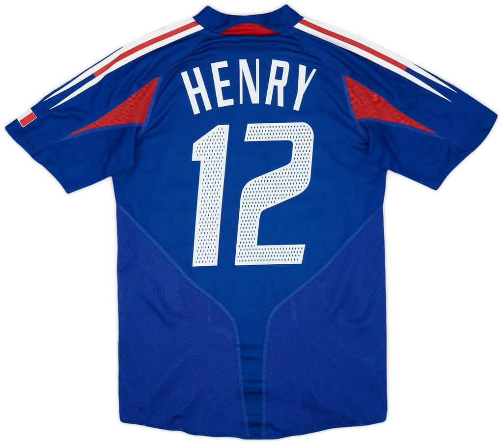 2004-06 France Player Issue Home Shirt Henry #12 - 8/10 - (S)