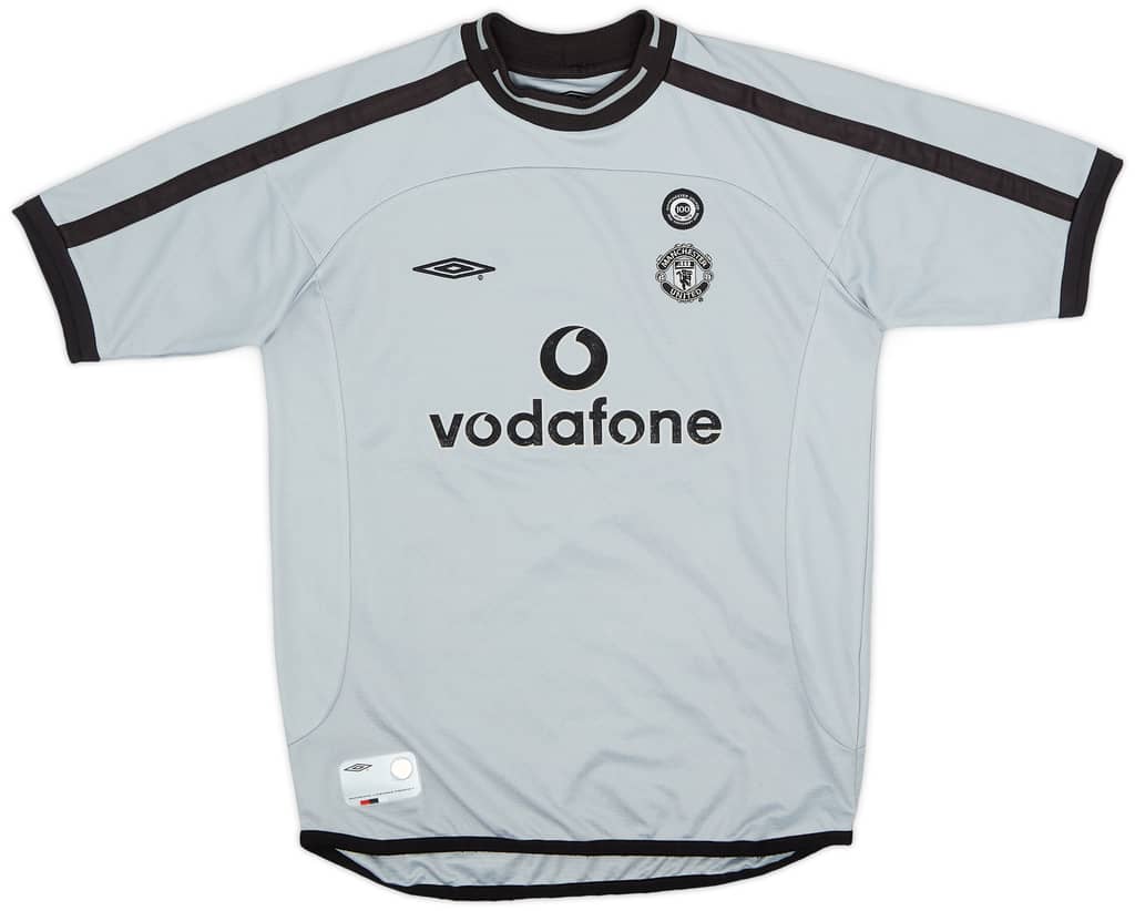 2001-02 Manchester United Centenary GK Shirt - 9/10 - (M.Boys)