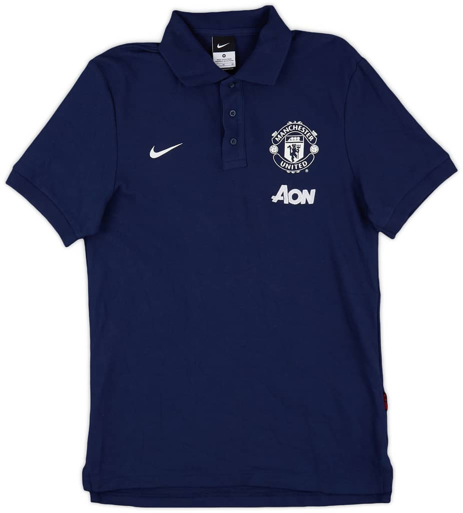 2013-14 Manchester United Nike Polo Shirt - 9/10 - (M)