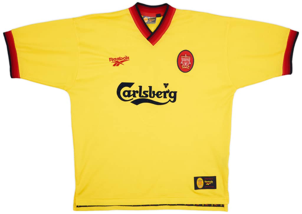 1997-99 Liverpool Away Shirt Fowler #9 - 8/10 - (L)