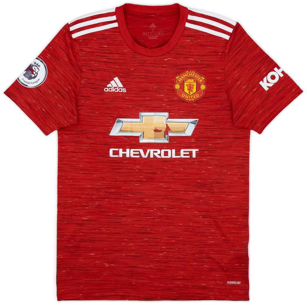 2020-21 Manchester United Home Shirt B.Fernandes #18 - 5/10 - (S)