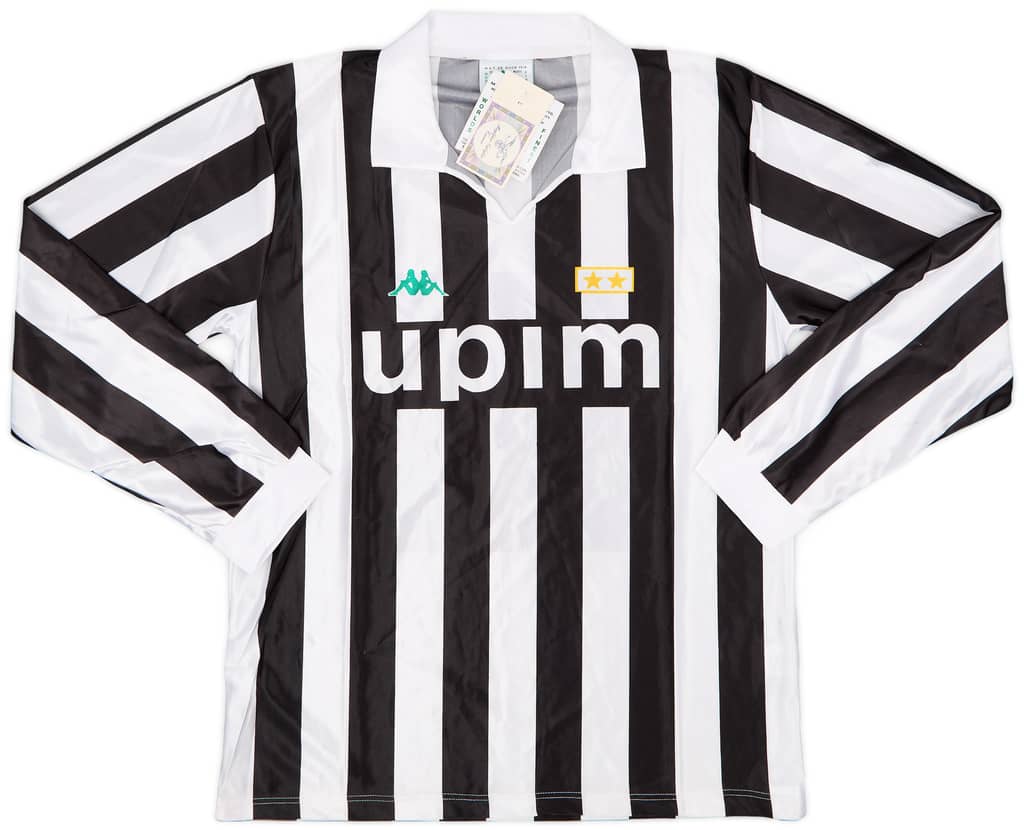 1990-92 Juventus Basic Home L/S Shirt (XL)