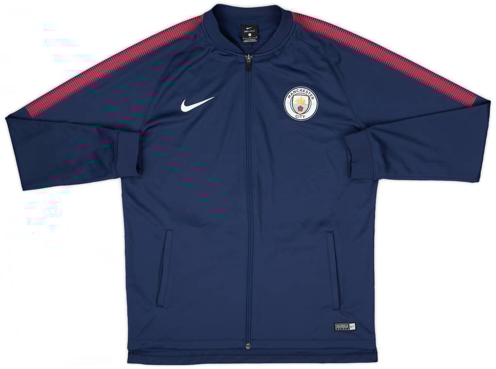 2017-18 Manchester City Nike Track Jacket - 8/10 - (L)