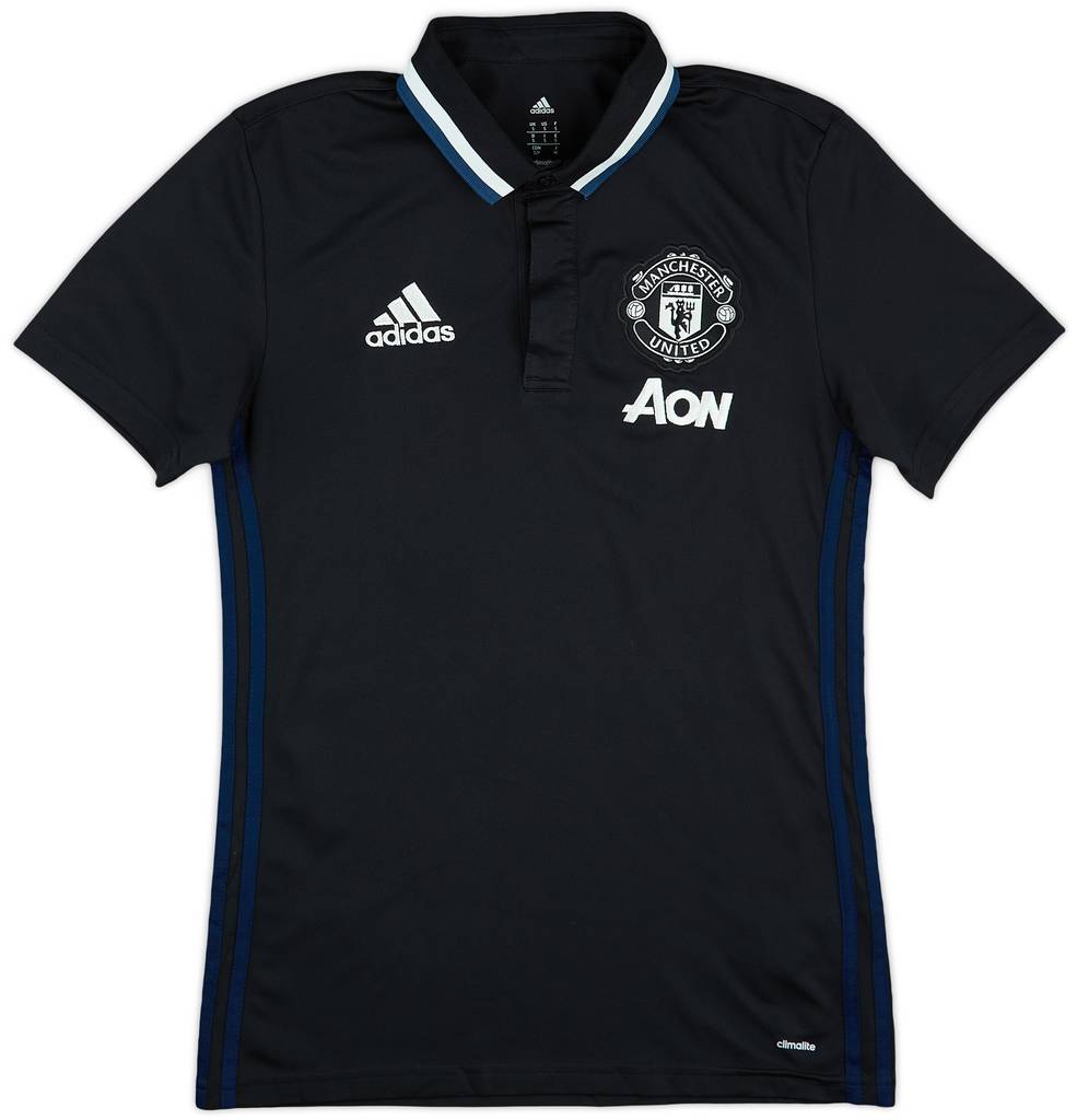 2016-17 Manchester United adidas Polo Shirt - 10/10 - (S)
