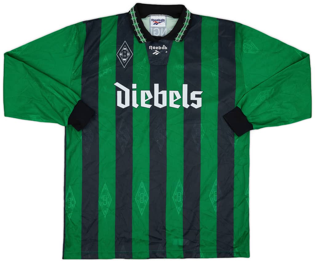 1995-96 Borussia Monchengladbach Away L/S Shirt - 6/10 - (XXL)
