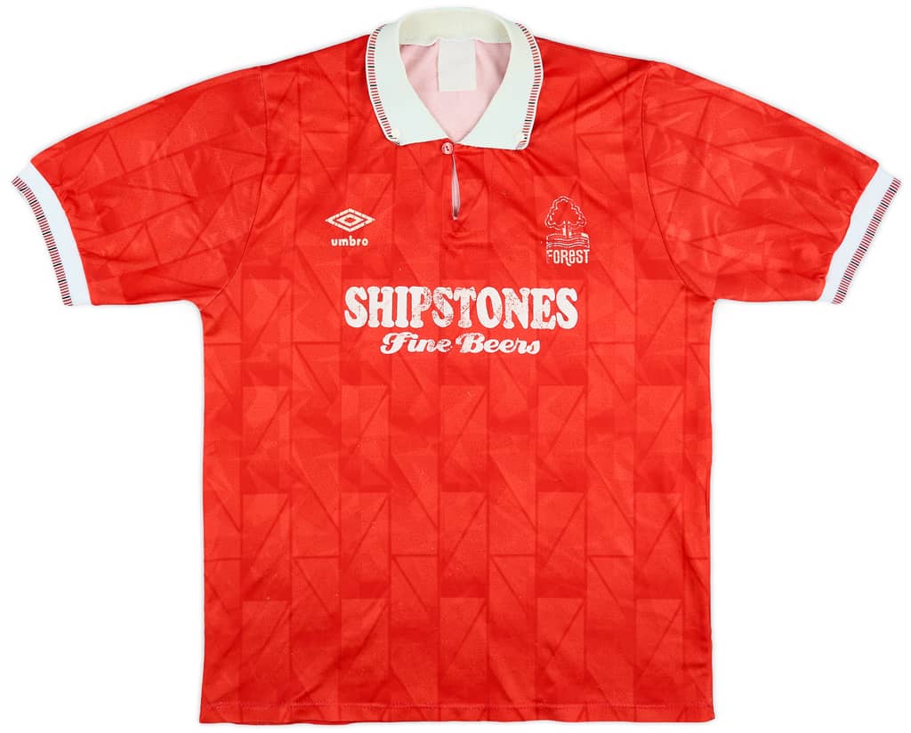 1990-92 Nottingham Forest Home Shirt #9 - 3/10 - (M)