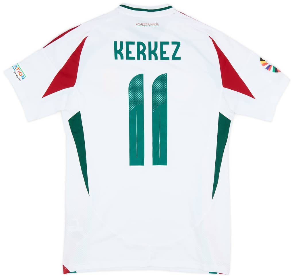2024 Hungary Match Issue European Championship Away Shirt Kerkez #11
