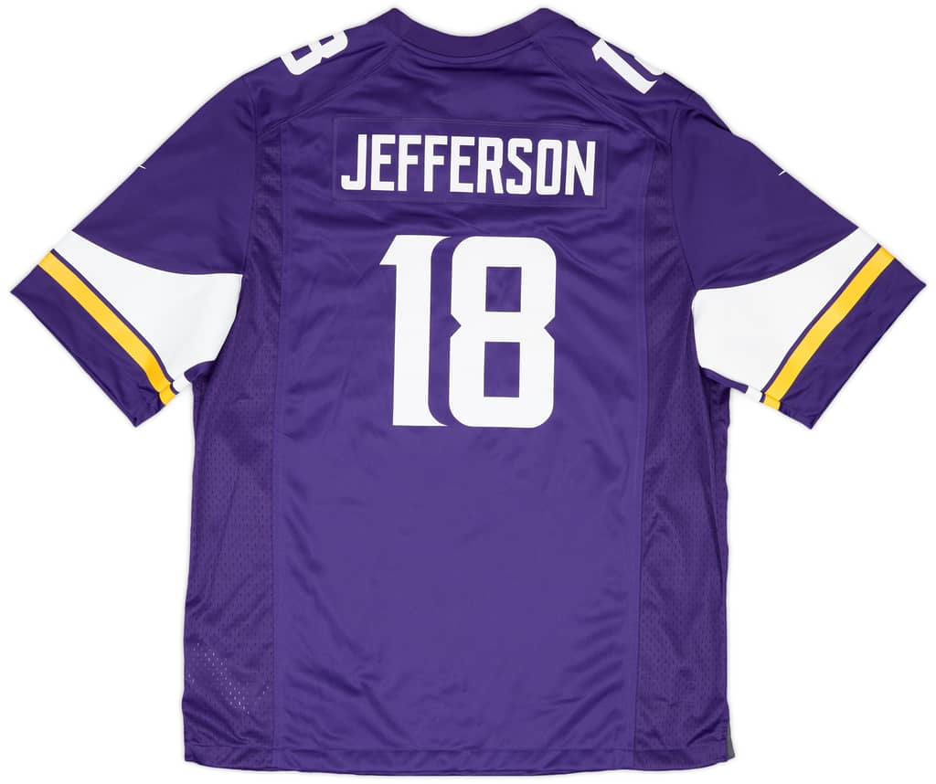 2020-24 Minnesota Vikings Jefferson #18 Nike Game Home Jersey (XL)
