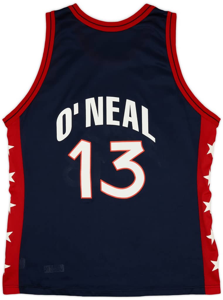 1996-99 USA O'Neal #13 Champion Away Jersey - 8/10 - (XL)