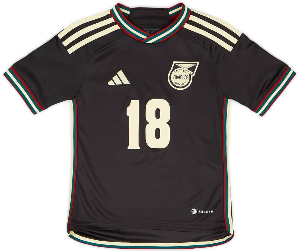 2022-23 Jamaica Away Shirt Antonio #18 (KIDS)