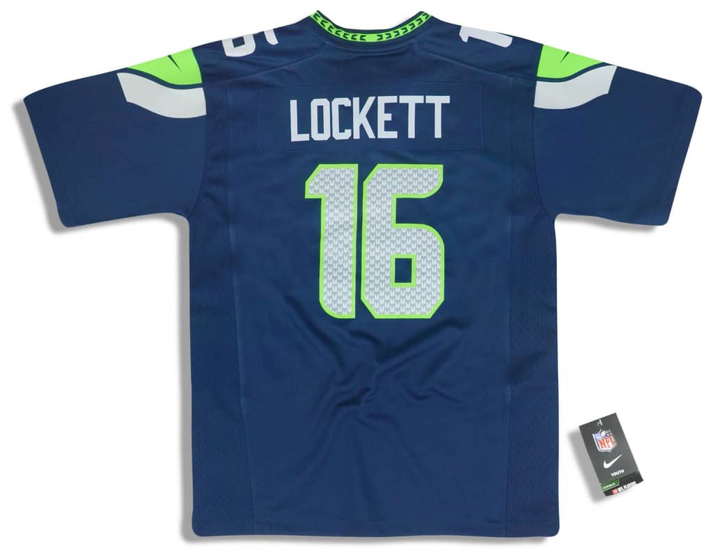 2018-19 Seattle Seahawks Lockett #16 Nike Game Jersey (Home) Y - W/Tags