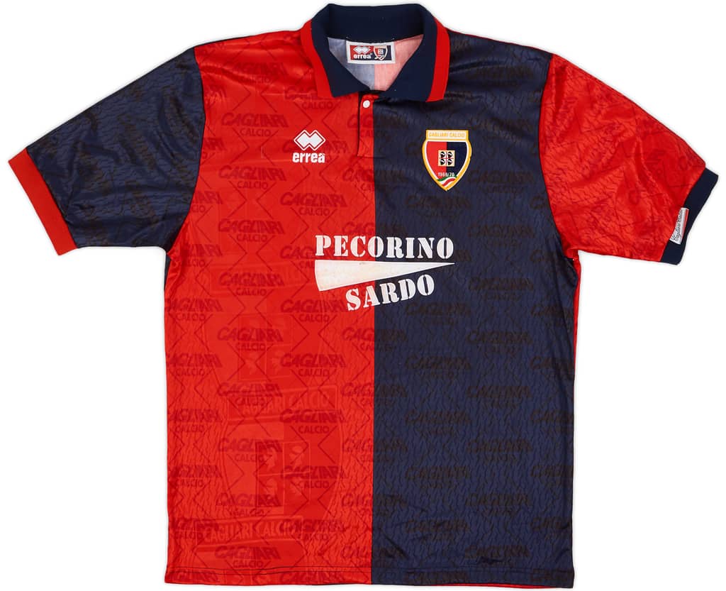 1993-94 Cagliari Home Shirt - 7/10 - (XL)