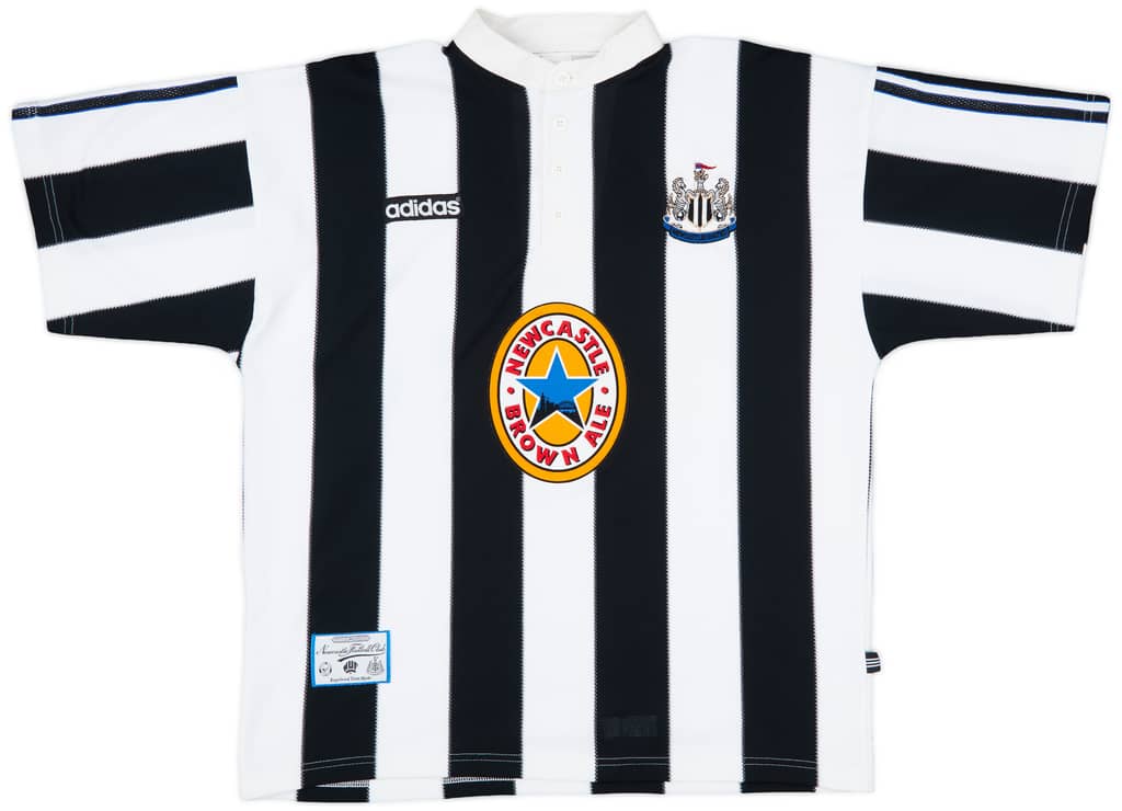 1995-97 Newcastle Home Shirt Asprilla #11 - 9/10 - (XL)