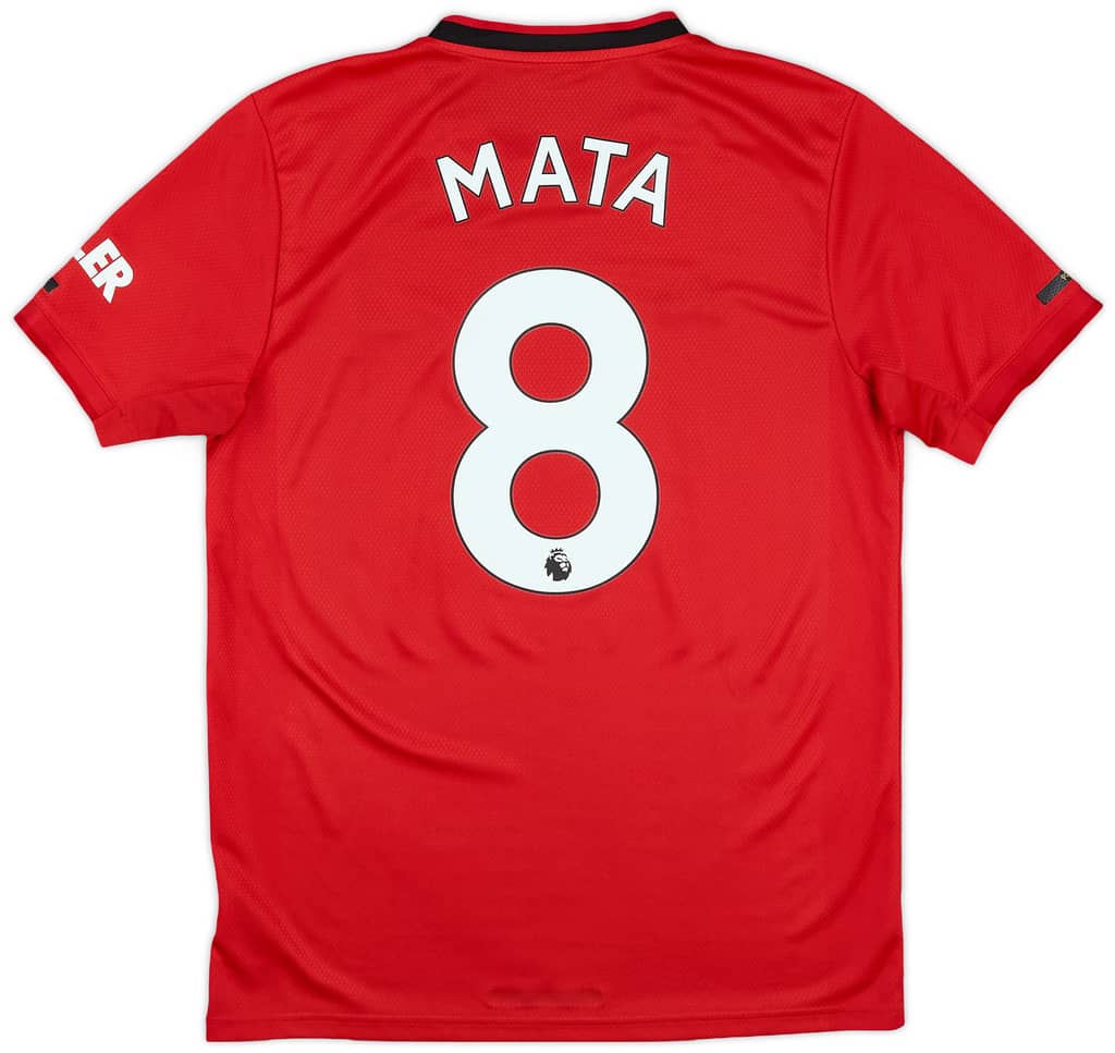 2019-20 Manchester United Home Shirt Mata #8 - 9/10 - (M)