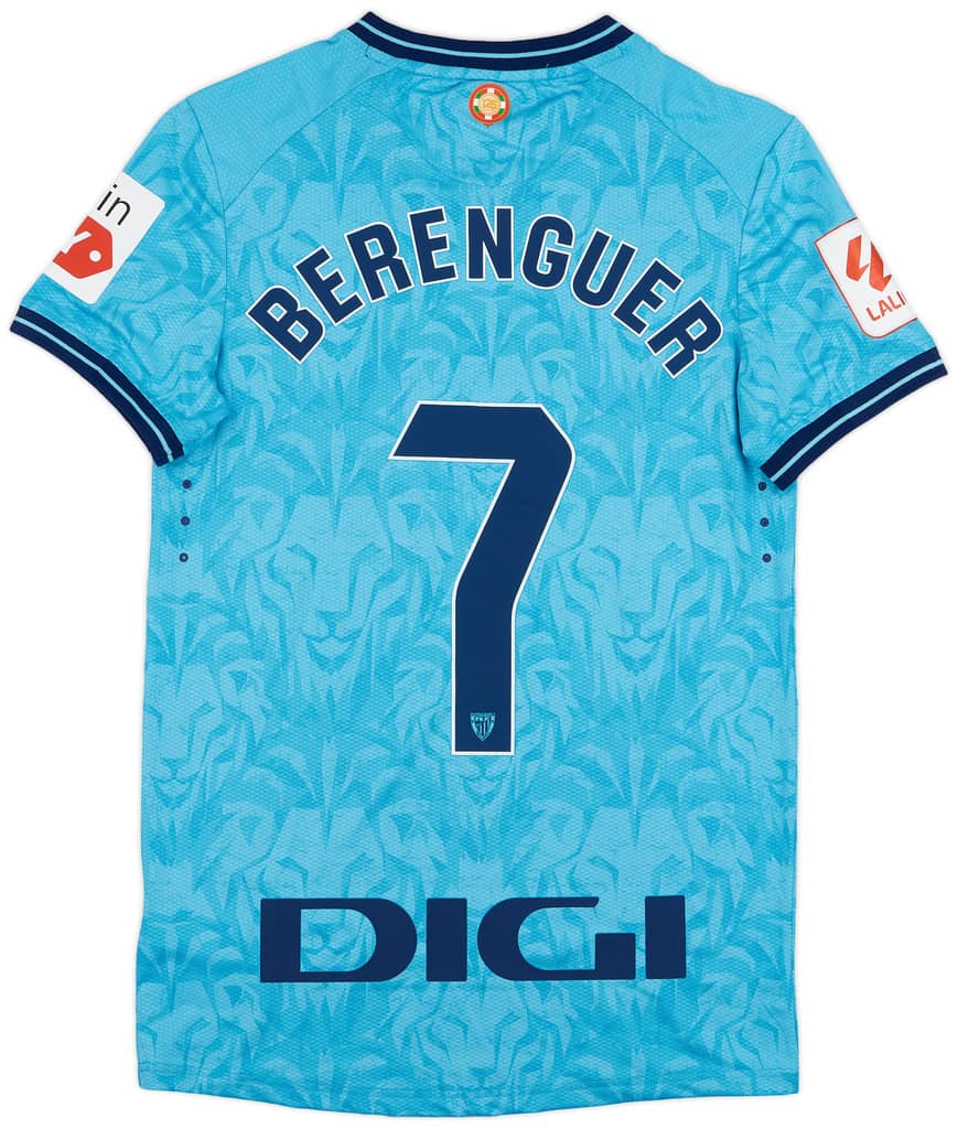 2023-24 Athletic Bilbao Match Issue Away Shirt Berenguer #7