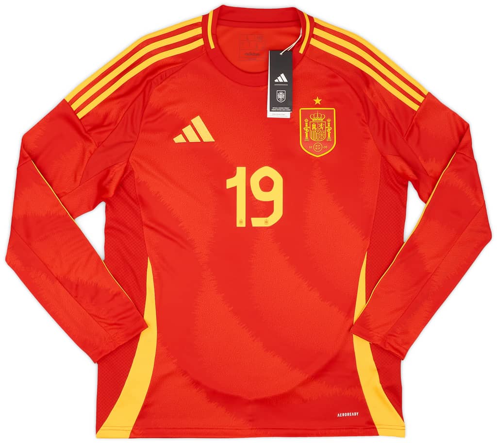 2024-25 Spain Home L/S Shirt Lamine Yamal #19