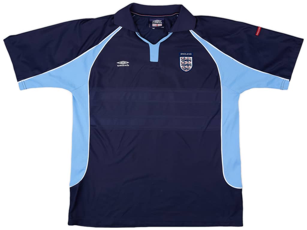2000-01 England Umbro Polo Shirt - 8/10 - (XXL)