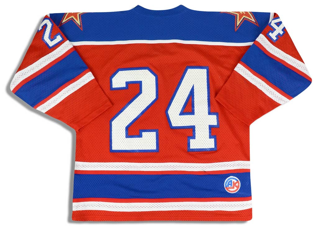 1988-89 HC CSKA Moscow Makarov #24 Athletic Knit Jersey (Home) XL