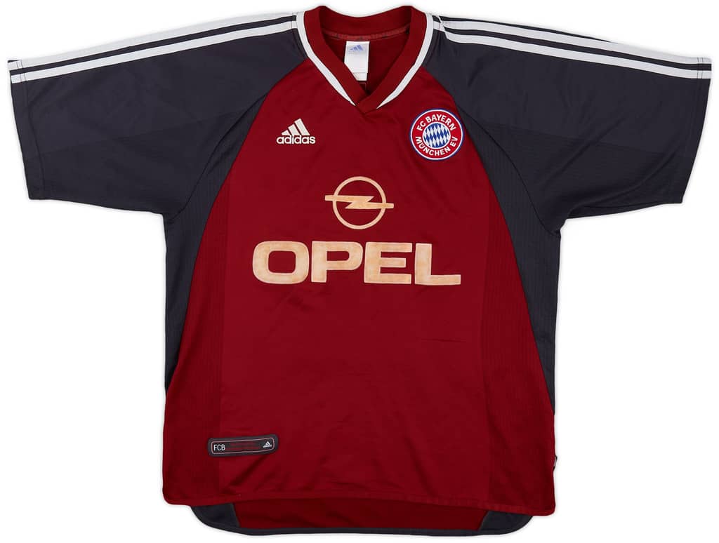 2001-02 Bayern Munich Home Shirt Elber #9 - 6/10 - (M)