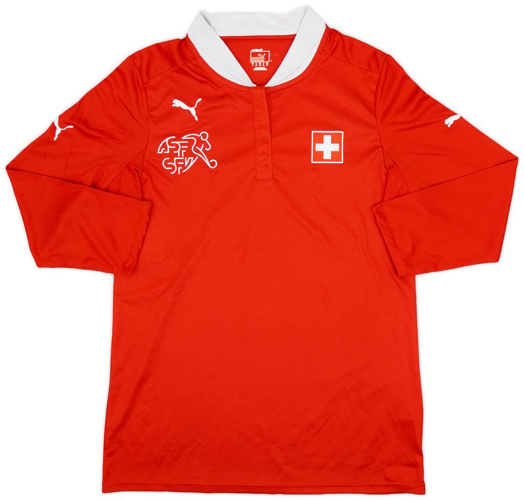 2012-13 Switzerland Home L/S Shirt - 8/10 - (Women's L)