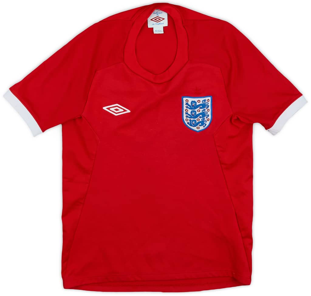 2010-11 England Away Shirt - 8/10 - (6-7 Years)