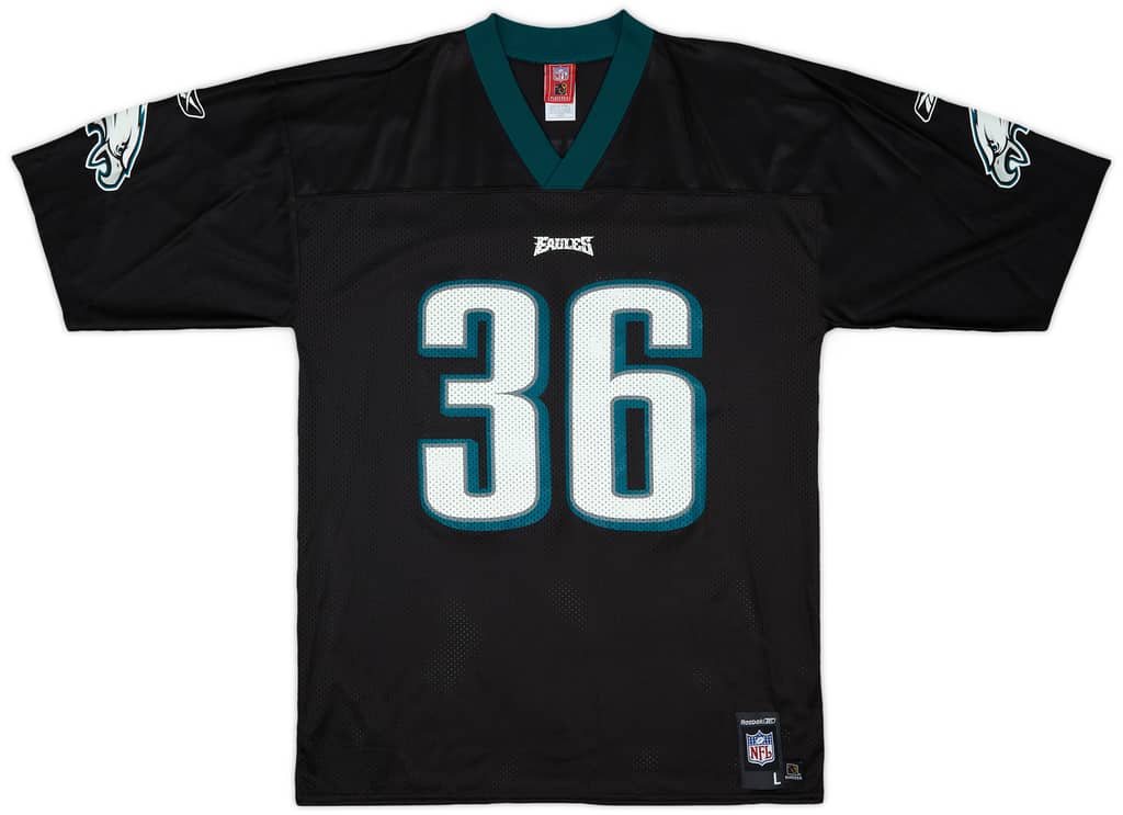 2005-06 Philadelphia Eagles Westbrook #36 Reebok Replica Alternate Jersey - 8/10 - (L)