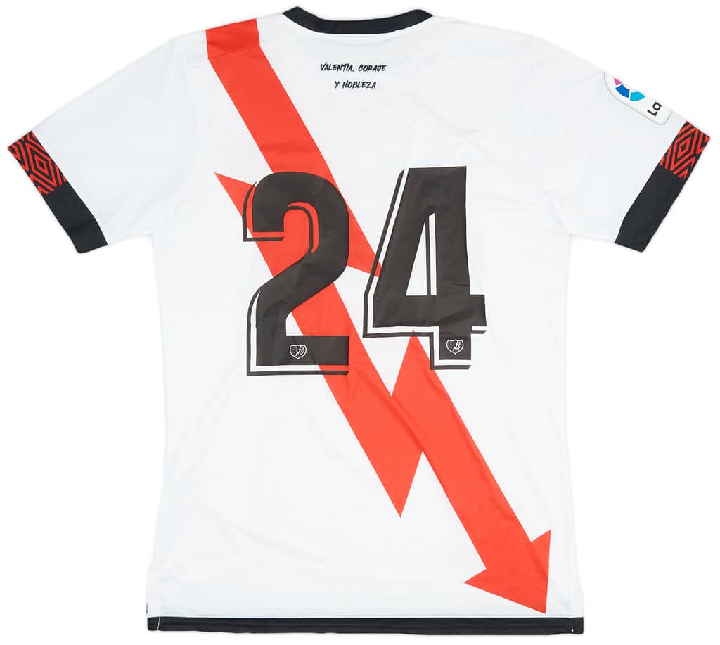 2022-23 Rayo Vallecano Match Issue Home Shirt #24 (Saveljich)