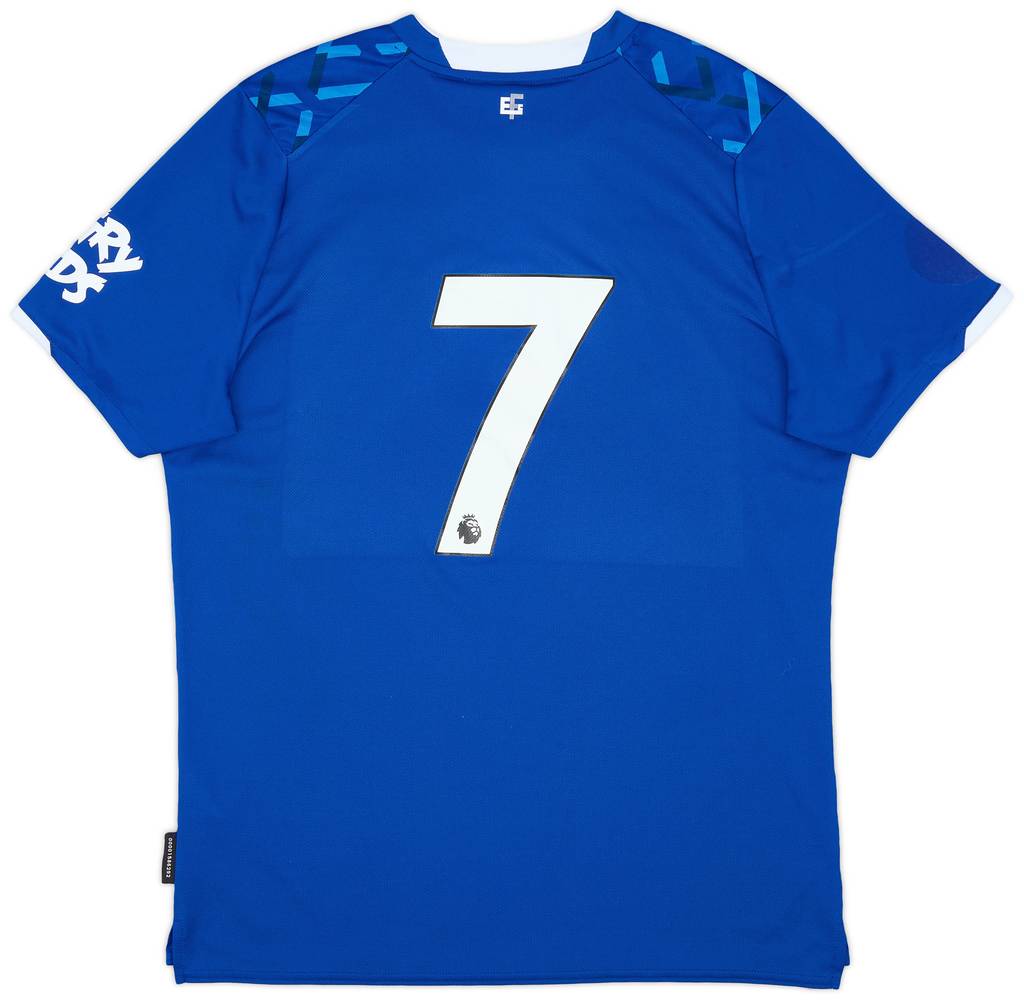 2019-20 Everton Home Shirt #7 - 6/10 - (L)