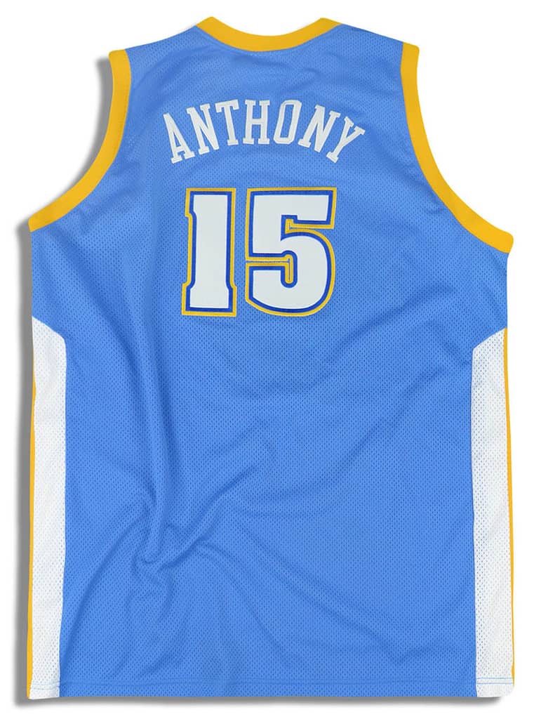 2003-10 Authentic Denver Nuggets Anthony #15 Champion Jersey (Away) XXL