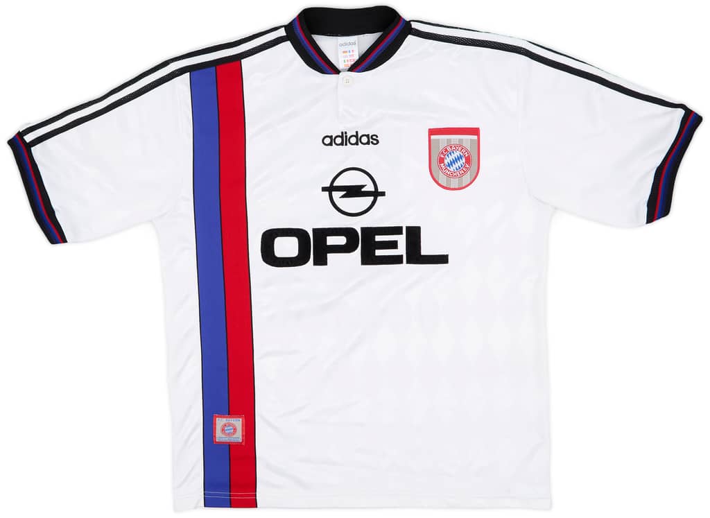 1996-98 Bayern Munich Away Shirt Helmer #5 - 9/10 - (L)
