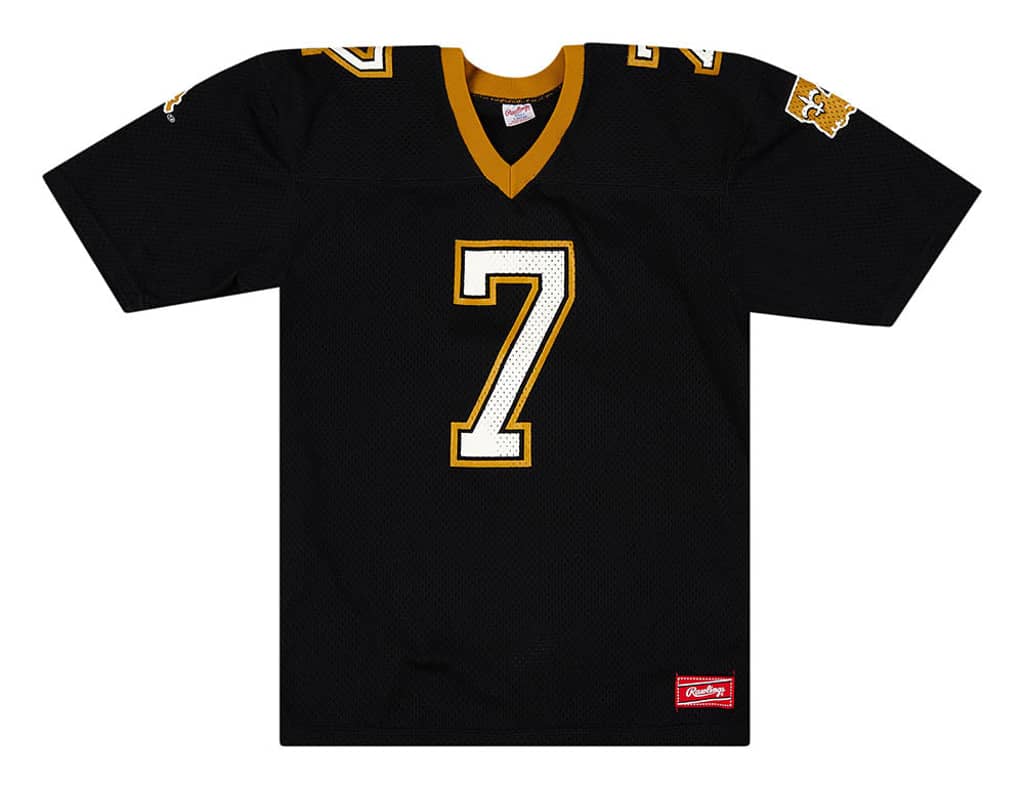 1986-89 New Orleans Saints Andersen #7 Rawlings Jersey (Home) L