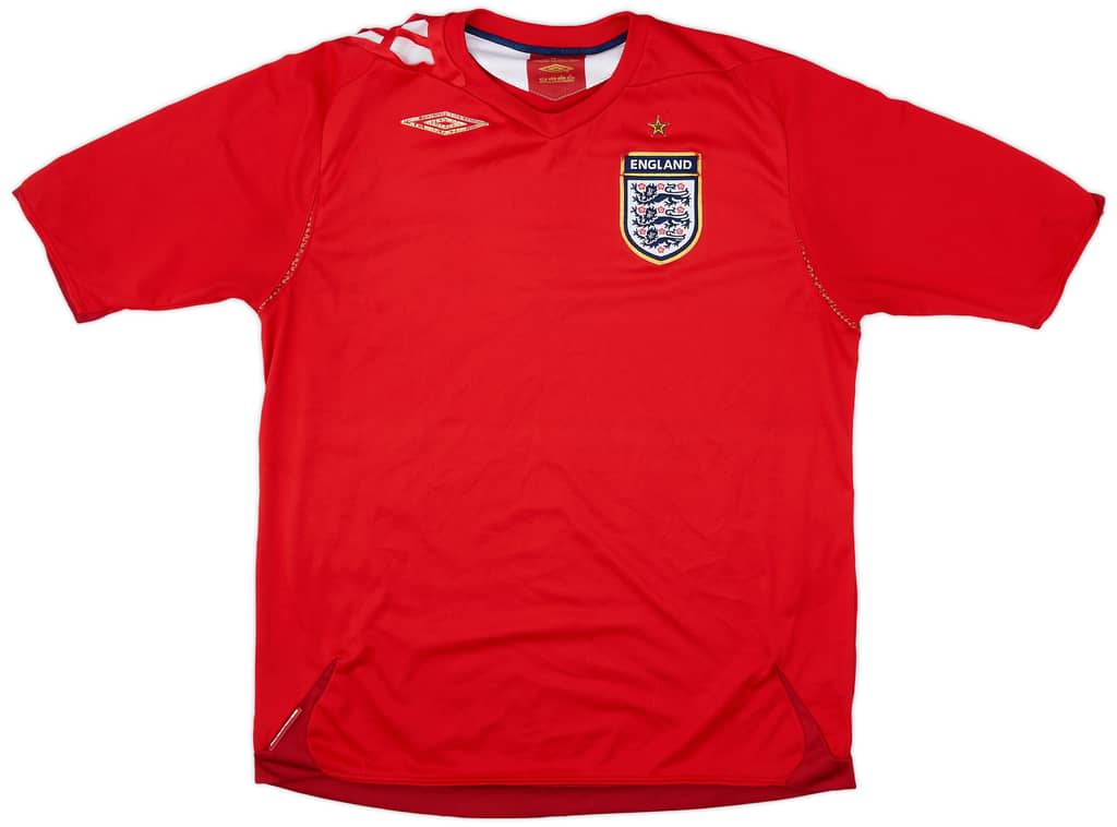 2006-08 England Away Shirt - 5/10 - (L)