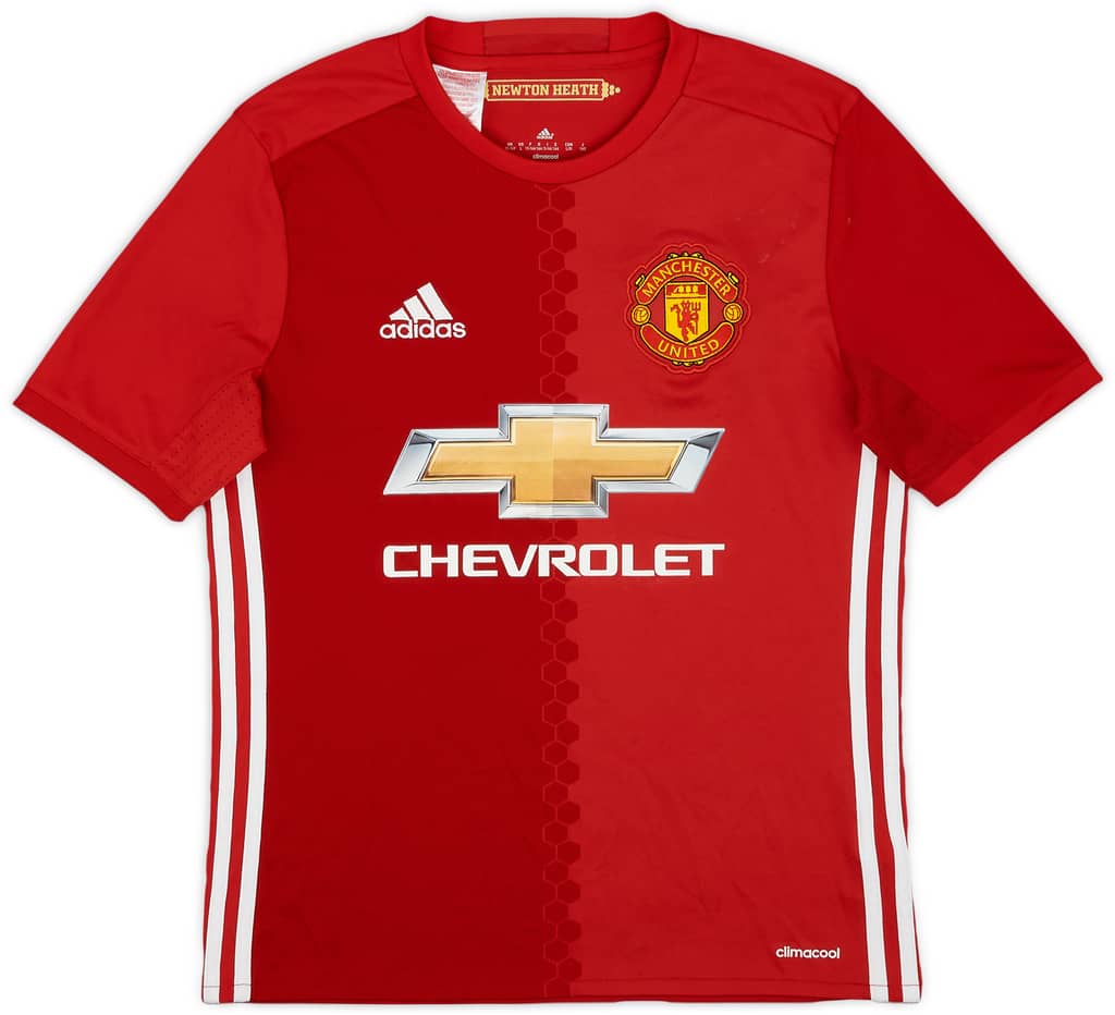 2016-17 Manchester United Home Shirt - 7/10 - (L.Boys)
