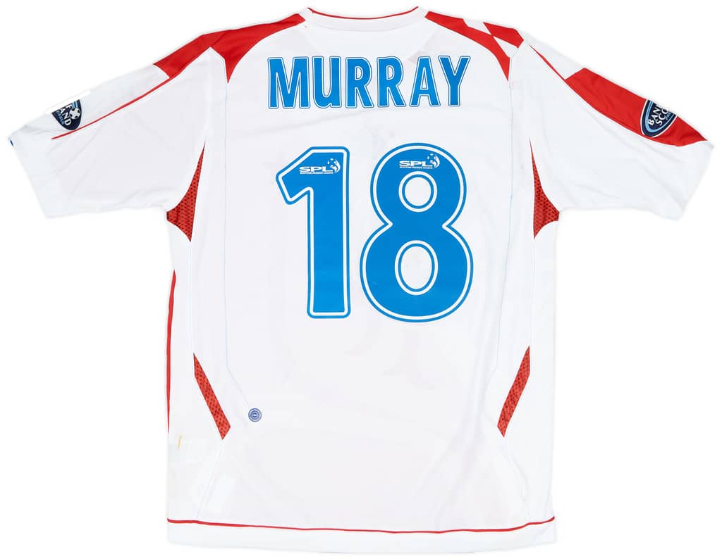 2006-07 Rangers Match Issue Squad Signed Away Shirt Murray #18
