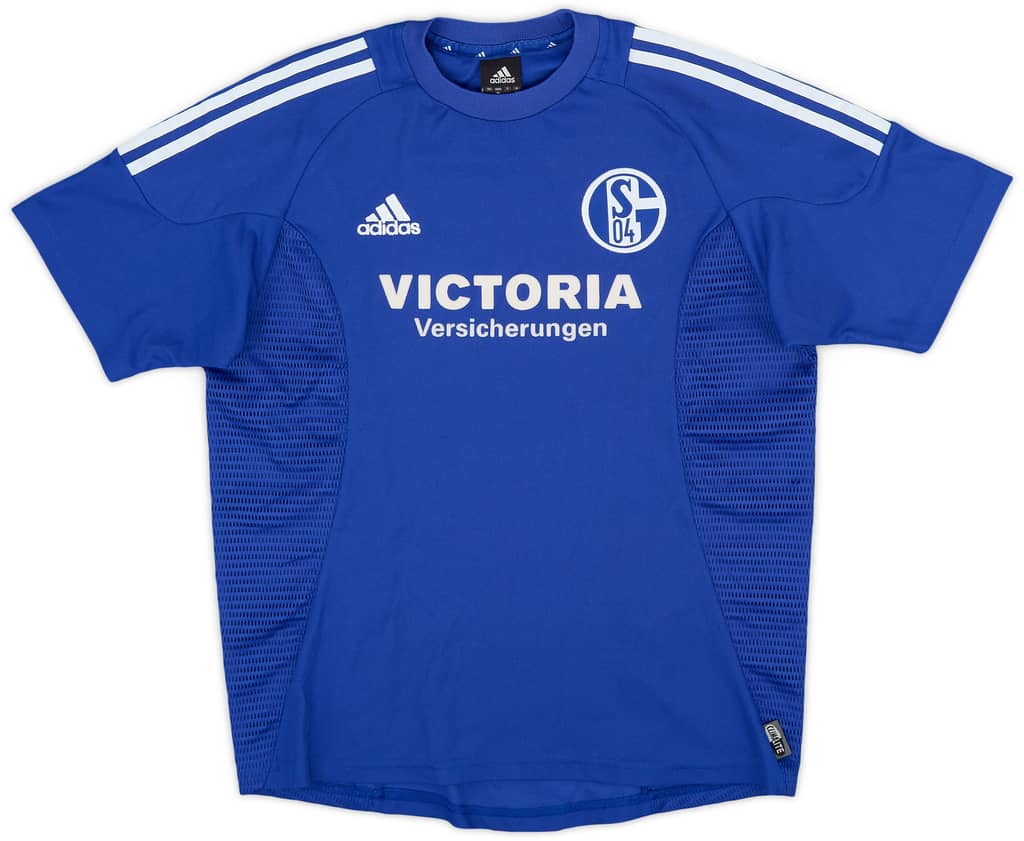 2002-04 Schalke Home Shirt - 8/10 - (XL.Boys)