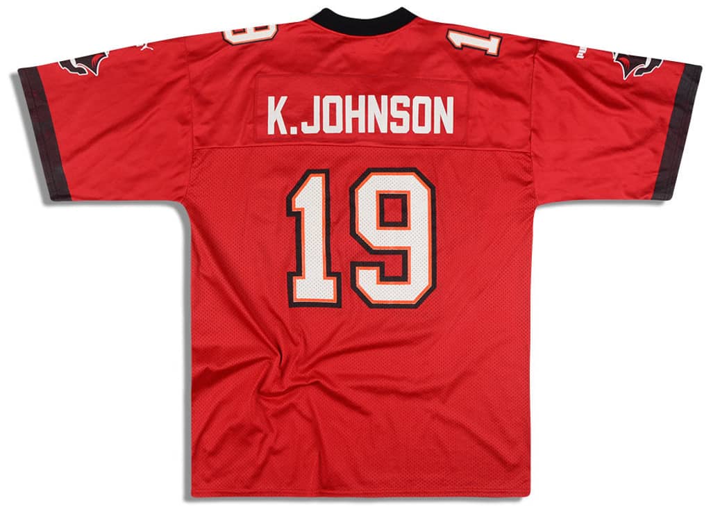 2000 Tampa Bay Buccaneers K. Johnson #19 Puma Jersey (Home) L