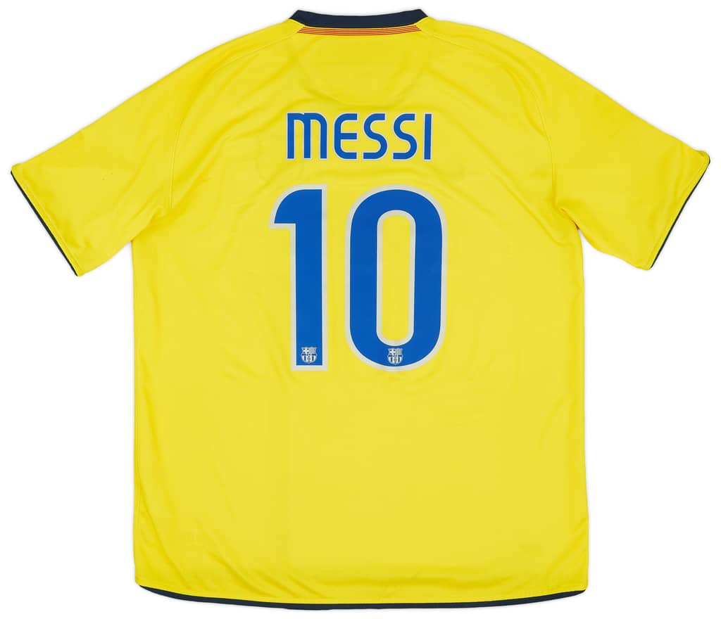 2008-10 Barcelona Away Shirt Messi #10 - 6/10 - (XL)