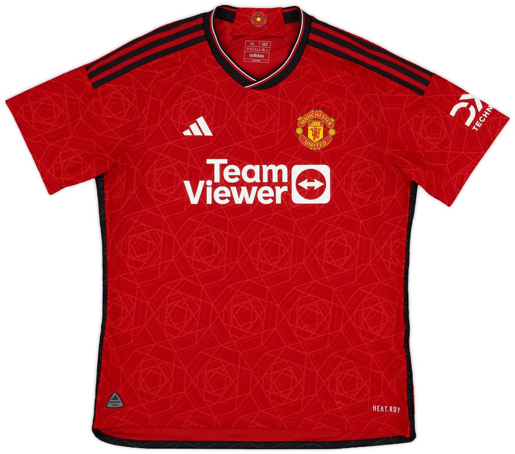 2023-24 Manchester United Authentic Home Shirt B.Fernandes #8 - 10/10 - (XL)