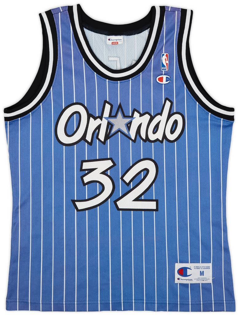 1994-96 Orlando Magic O'Neal #32 Champion Away Jersey - 8/10 - (M)