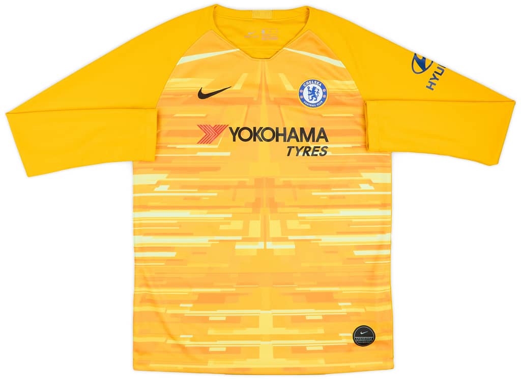 2019-20 Chelsea GK Shirt - 9/10 - (XL.Boys)