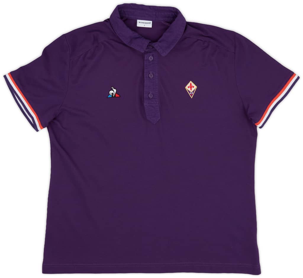 2019-20 Fiorentina Le Coq Sportif Polo T-Shirt - 6/10