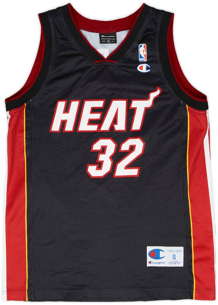 2004-07 Miami Heat O'Neal #32 Champion Away Jersey - 7/10 - (S)