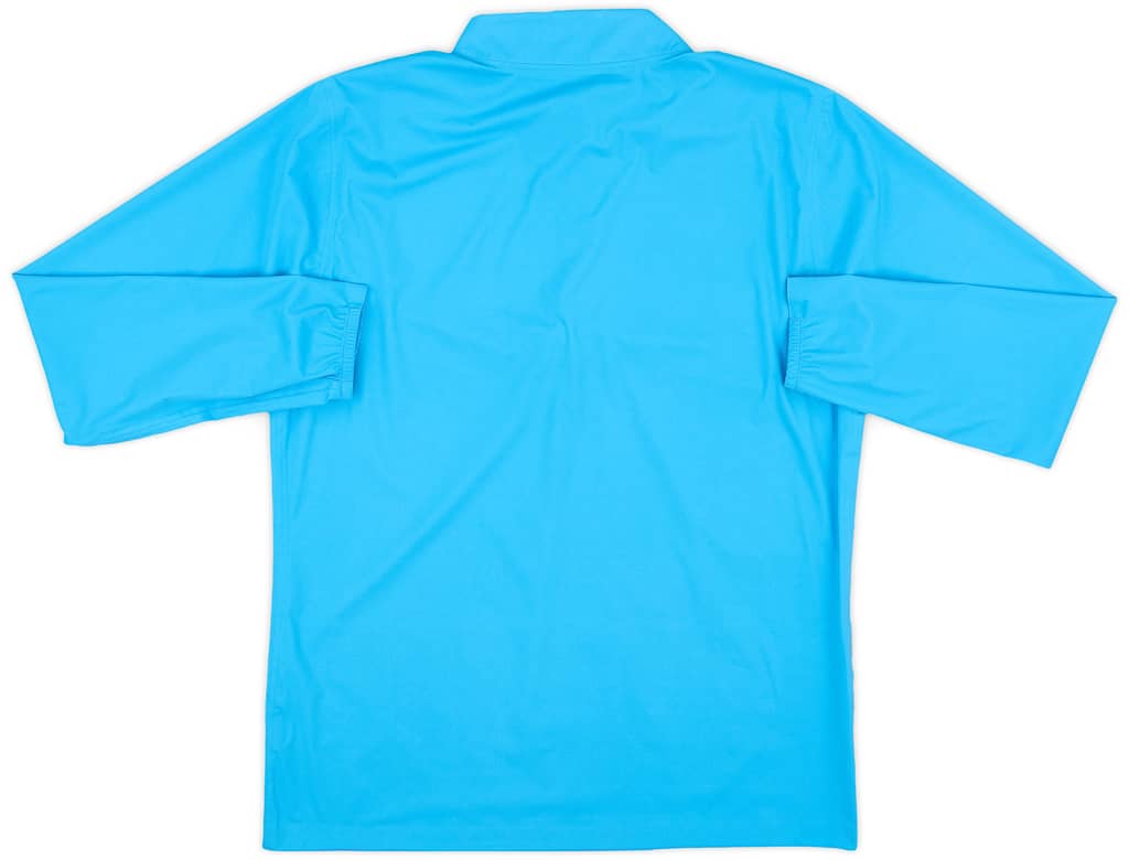 2024-25 Manchester City Puma 1/4 Zip Training Rain Top - As New - (L)