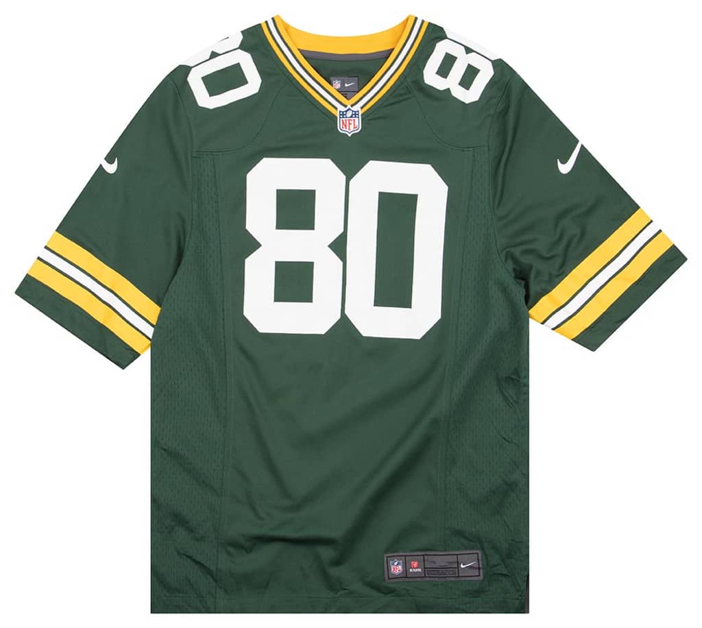 2012 Green Bay Packers Driver #80 Nike Game Jersey (Home) S