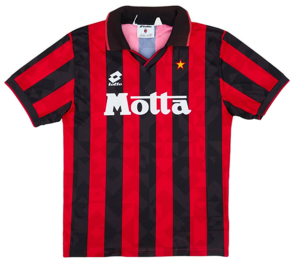 1993-94 AC Milan Home Shirt - 6/10 - (M)