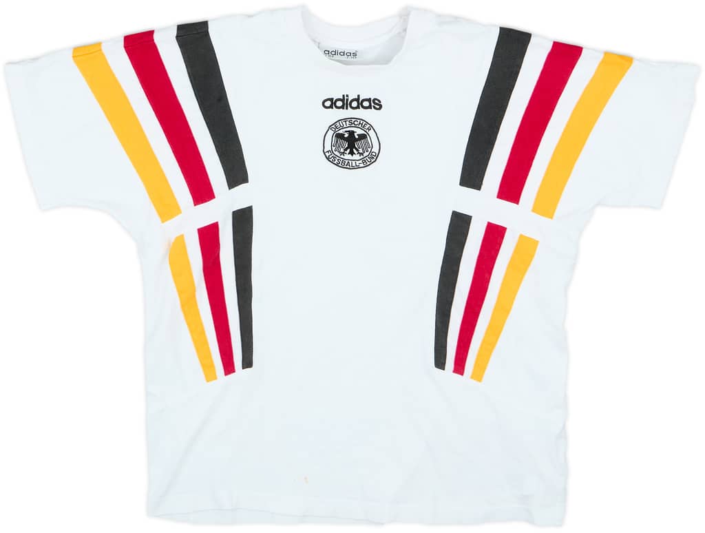 1996-97 Germany adidas Cotton Tee - 8/10 - (L.Boys)