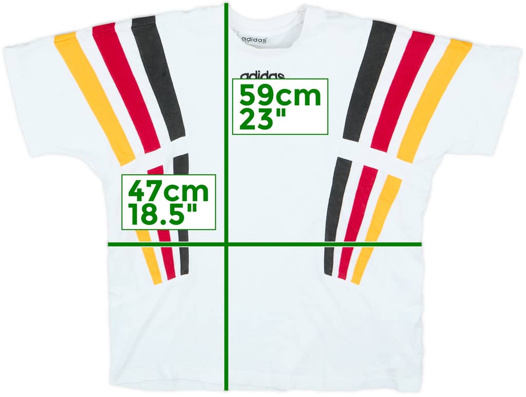 1996-97 Germany adidas Cotton Tee - 8/10 - (L.Boys)