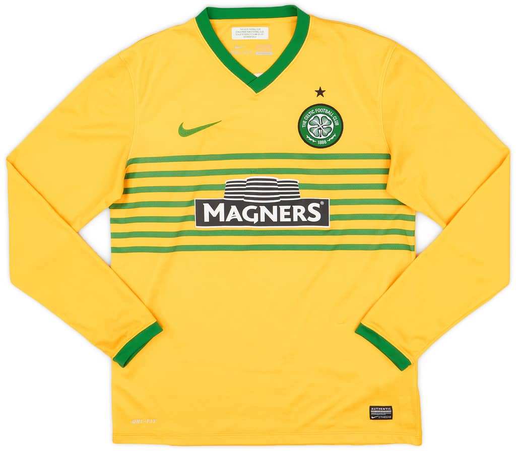 2013-14 Celtic Away L/S Shirt Virgil #5 - 6/10 - (M)