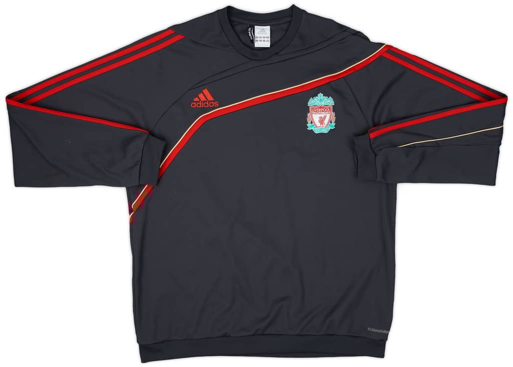 2009-10 Liverpool adidas Sweat Top - 7/10 - (L)