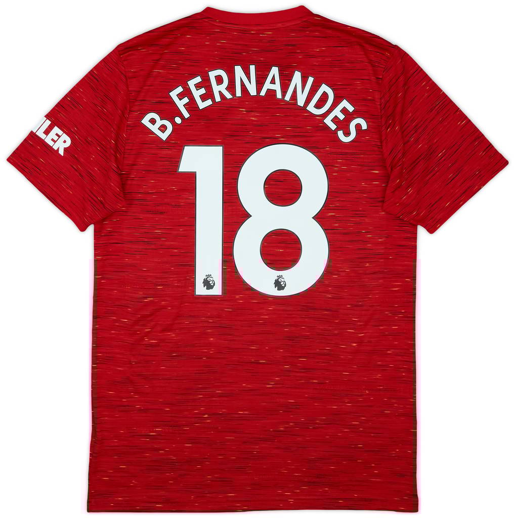 2020-21 Manchester United Home Shirt B.Fernandes #18 - 10/10 - (M)